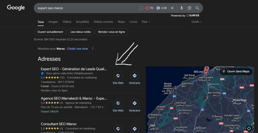 expert seo maroc